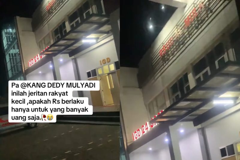 Merasa diabaikan saat berobat di RSUD Al Mulk Sukabumi, warga minta bantuan KDM - Istimewa