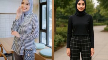 Wanita Sukabumi, ini 5 outfit monokrom simpel, stylish dan wudhu-friendly - Istimewa