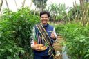 Iqbal Habibi, petani milenial asal Kabupaten Sukabumi, Jawa Barat - Dok. Pribadi