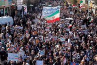 Demonstrasi pro pemerintah Iran - Antara Foto