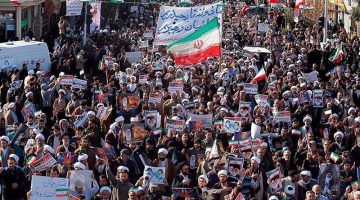 Demonstrasi pro pemerintah Iran - Antara Foto