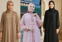 5 model gamis dengan rompi sifon anggun untuk Hijabers Sukabumi - Istimewa