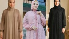 5 model gamis dengan rompi sifon anggun untuk Hijabers Sukabumi - Istimewa