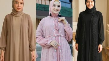 5 model gamis dengan rompi sifon anggun untuk Hijabers Sukabumi - Istimewa