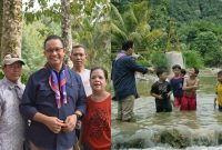 Anies Baswedan bangun jembatan gantung di Bantargadung, Sukabumi - Facebook Anies Baswedan
