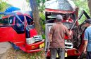 Elf tabrak pohon di Lengkong, Sukabumi - Istimewa