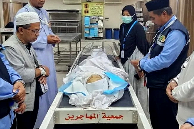 Jenazah almarhumah Rohmat, jemaah haji wanita asal Cicurug, Sukabumi - Istimewa