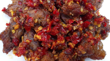 Cara bikin dan resep oseng mercon daging sapi - Istimewa