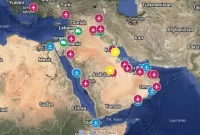 Tampilkan peta pangkalan militer AS, Iran kirim pesan semua dalam jangkauan rudal - Ist