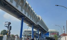 Cek interior Skybridge Stasiun Paledang, penumpang KA Pangrango dari Sukabumi ke Jakarta harus lewat sini