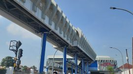 Penampakan eksterior Skybridge Stasiun Paledang - Istimewa