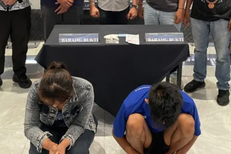 Wanita asal Sukabumi, RRA, selundupkan narkoba ke lapas untuk AH (kanan) - Istimewa