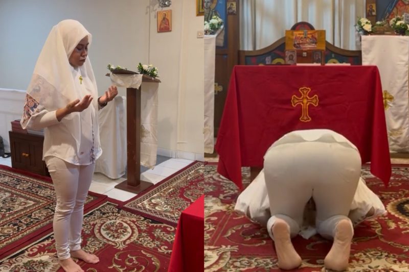 Ibadah jemaat Kristen Ortodoks mirip gerakan shalat dalam Islam - Ist