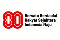 Logo HUT ke-80 RI - Setneg RI