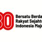 Logo HUT ke-80 RI - Setneg RI