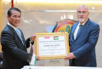 Menteri Pertanian Andi Amran Sulaiman dan Menteri Pertanian Palestina Rezq Basheer-Salimia - Kementerian Pertanian RI