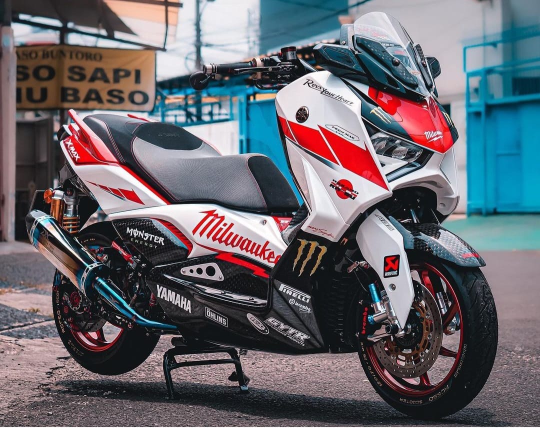 Yamaha Venomatic 300, konsep skuter matic maxi performa gahar