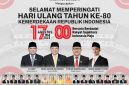 Momen kebangsaan HUT ke-80 RI ke-80 di Ruang Rapat DPRD Kabupaten Sukabumi - Setwan DPRD Kabupaten Sukabumi