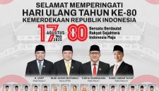 Momen kebangsaan HUT ke-80 RI ke-80 di Ruang Rapat DPRD Kabupaten Sukabumi - Setwan DPRD Kabupaten Sukabumi