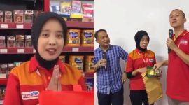 Karyawati terbaik, wanita asal Sukabumi Eer Nurhasanah mendapat reward umrah - Instagram