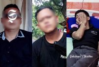 Lukman alias Gajah, Gilang, dan korban, Muhammad Geri Selamat - Ist