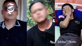 Lukman alias Gajah, Gilang, dan korban, Muhammad Geri Selamat - Ist