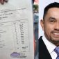 Nilai ijazah Ahmad Sahroni - Ist