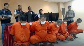 Polisi menangkap 5 pelaku judol di Yogyakarta - Ist
