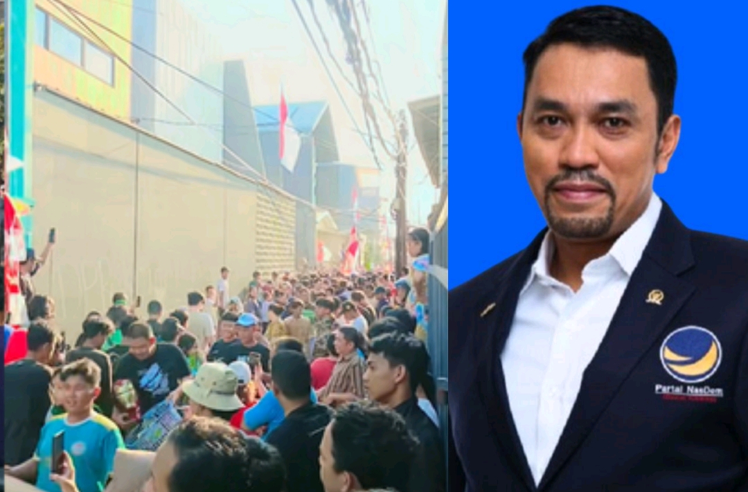 Giliran rumah Eko Patrio dan Uya Kuya dijarah massa 1 Rumah Ahmad Sahroni di Tanjung Priok dikepung massa