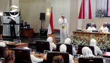 Gubernur Jawa Barat, Dedi Mulyadi saat berpidato di Milangkala ke-155 Kabupaten Sukabumi - Pemkab Sukabumi