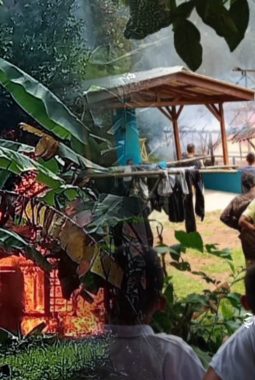 Innalillahi, rumah ustadz di Surade Sukabumi ludes terbakar