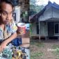 Sunandi, tuna netra asal Nyalindung, Kabupaten Sukabumi, sedang memperbaiki barang elektronik - Bayu Anggara