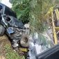 Tabrakan beruntun di Jalan Raya Sagaranten – Nyalindung Sukabumi