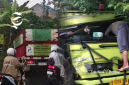 Tronton vs truk tabrakan di Jalan Pelabuhan II Cikembar, lalin macet - Ist