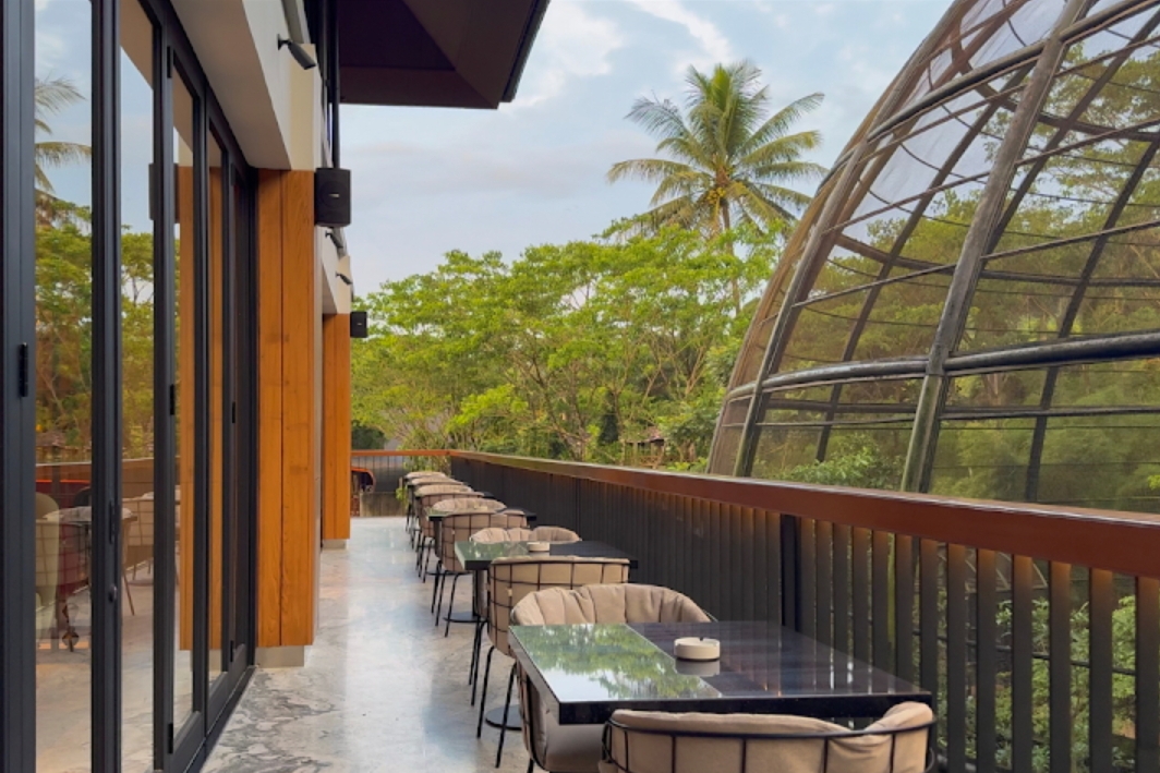 Hotel Santika Premiere Hills Resort Cibadak tampak atas - Ist