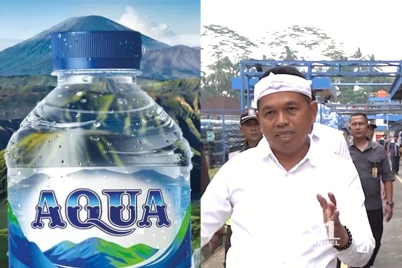 Gubernur Jawa Barat Dedi Mulyadi sidak pabrik AQUA di Kabupaten Subang - Ist