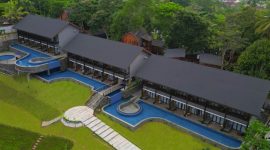Hotel Santika Premiere Hills Resort Cibadak tampak atas - Ist