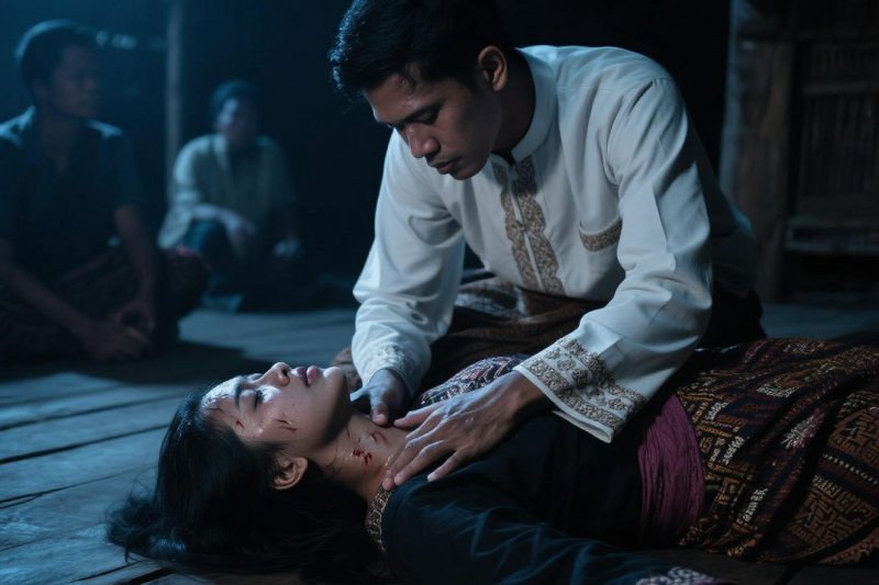 Ilustrasi KDRT - sukabumiheadline.com/AI