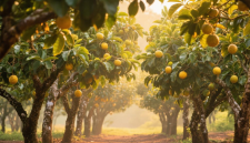 Perkebunan buah pala - sukabumiheadline.com/AI