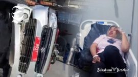 Lakalantas ambulans vs motor di Cisaat Sukabumi - Ist