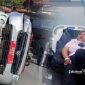 Lakalantas ambulans vs motor di Cisaat Sukabumi - Ist