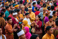 Kerumunan manusia - sukabumiheadline.com/AI