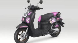 Kolaborasi unik Honda Scoopy dengan Kuromi - Honda