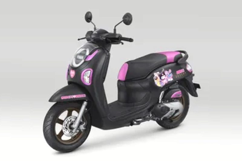 Kolaborasi unik Honda Scoopy dengan Kuromi - Honda