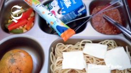 Menu Makan Bergizi Gratis di salah satu SD Negeri di Kabupaten Bogor - sukabumiheadline.com