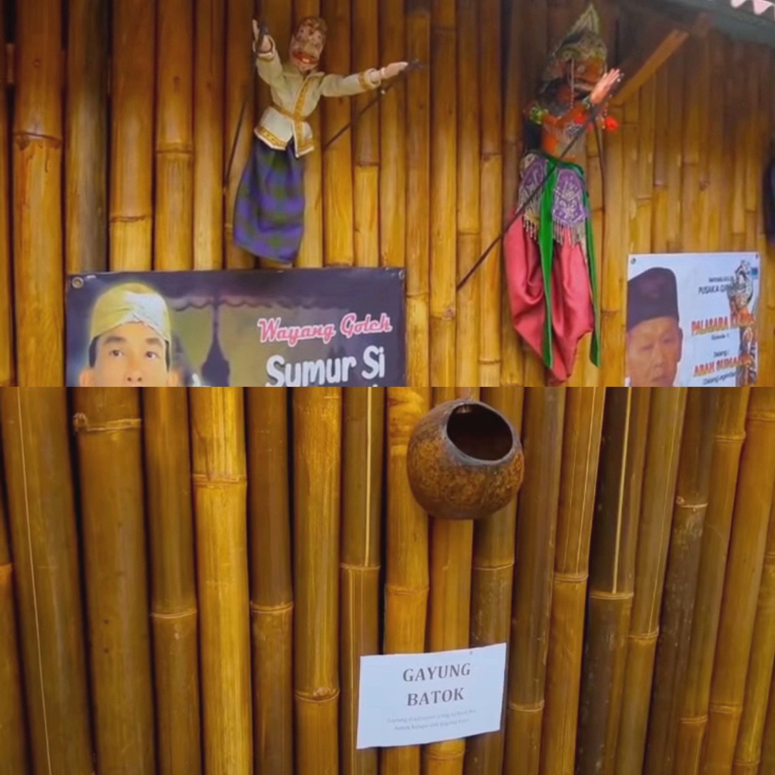 Ornamen khas Sunda di SDN 3 Surade Sukabumi