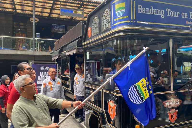 Peluncuran Jajap on Bandros, Sport tourism kolaborasi Persib-Pemkot Bandung - Ist