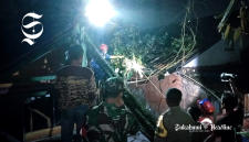 Rumah Sidik di Parungkuda Sukabumi hancur tertimpa pohon durian - P2BK Parungkuda