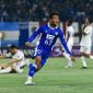 Pemain Persib Bandung, Saddil Ramdani selebrasi usai cetak gol ke gawang Lion City Sailor di ACL 2 - Persib