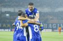 Selebrasi gol pemain Persib Bandung usai kalahkan Selangor FC - Persib